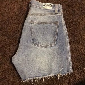 (SOLD ON DEPOP)light blue brandy shorts